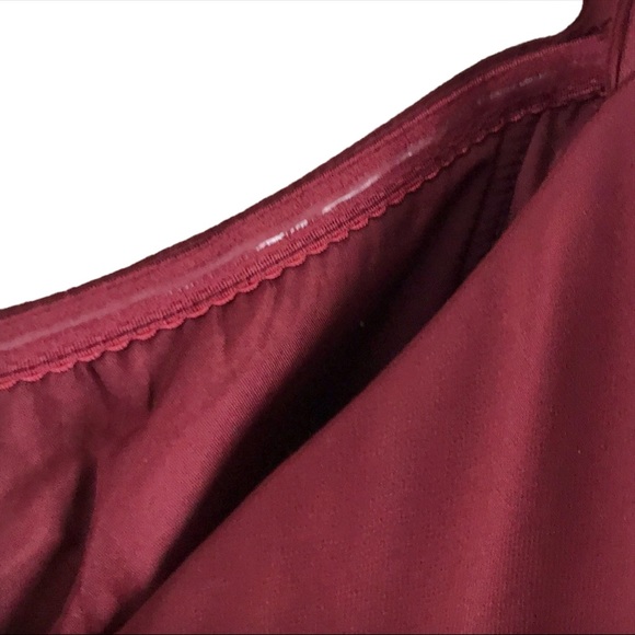 Jenny Yoo maroon full length sleeveless bridesmaid dress - Picture 6 of 7